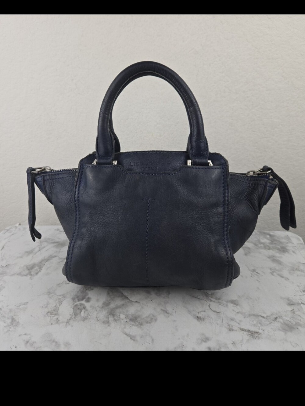 Liebeskind Berlin Navy Leather Top-Handle Women’s Bag